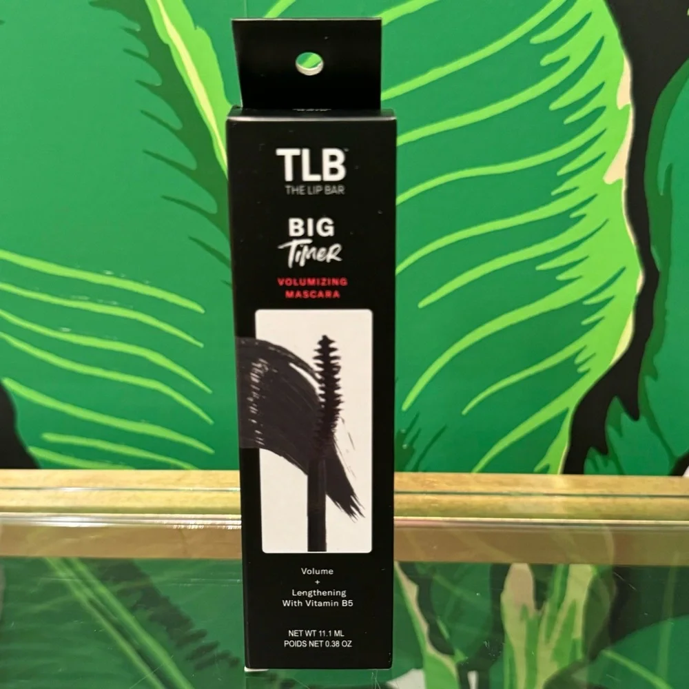 The Lip Bar Big Timer Volumizing Mascara Black NWT